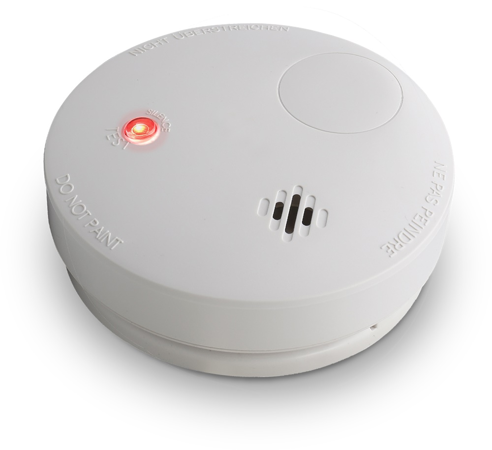 Rivelatore fumo Tyndall radio 1 km batteria 4 anni uso residenziale compatibile GENIOPLUS GATET