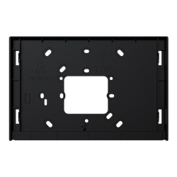 Scatola da parete nera in ABS per montaggio dispositivi serie 42491S, supporto robusto per installazioni elettriche