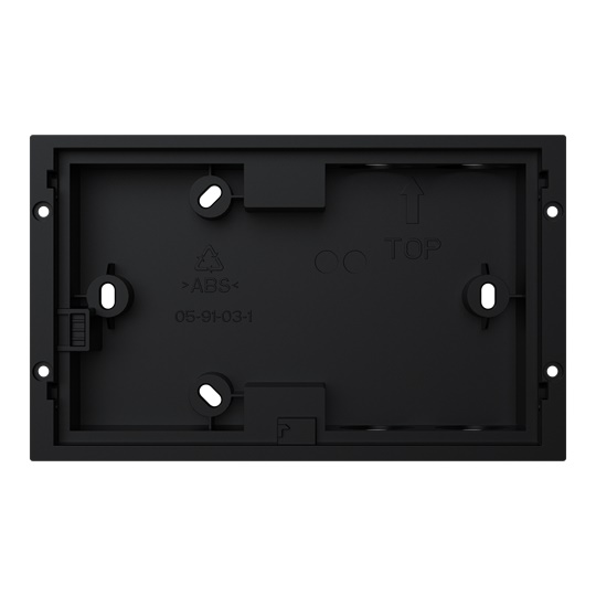 Scatola da incasso nera ABS resistente per dispositivo IP Touch 7 Lite U One Touch, montaggio a parete, applicazioni elettriche e automazione