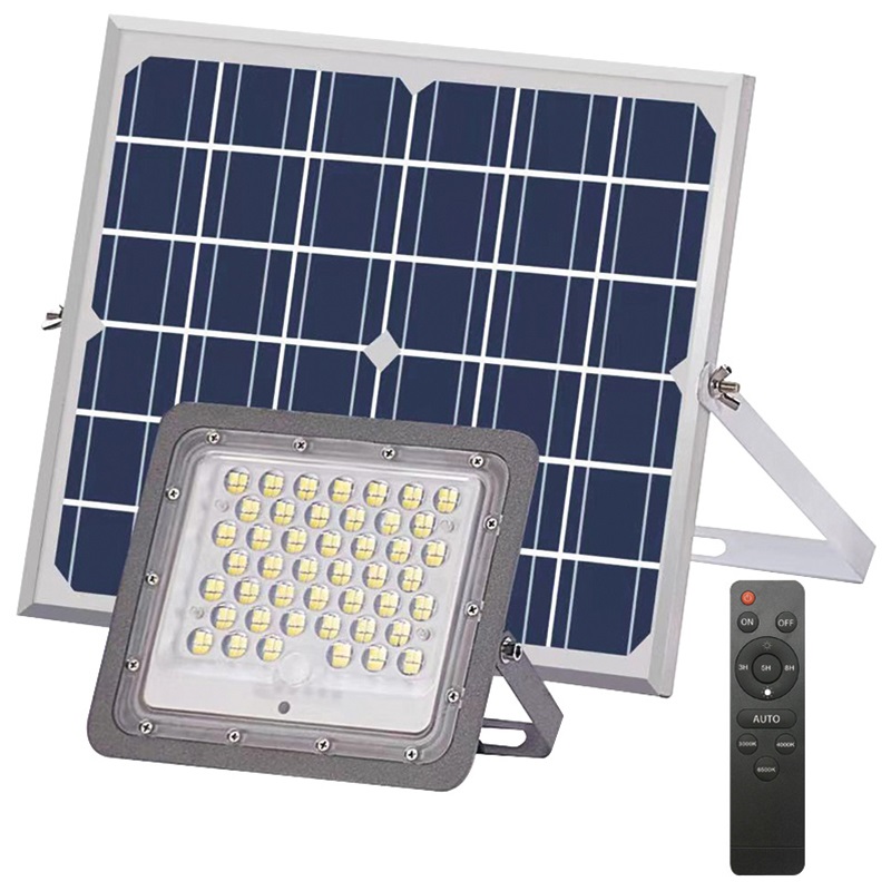 Proiettore LED solare E-SUN100 3CCT basso consumo 3 temperature colore per esterni giardini vialetti