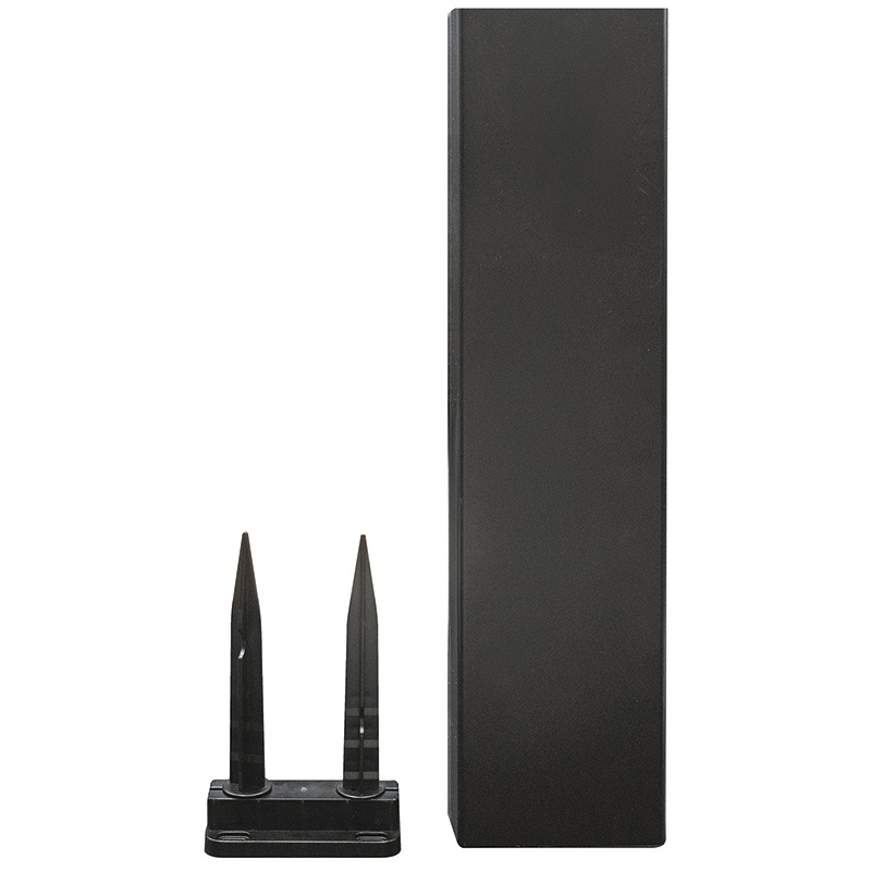 Paletto 70 cm supporto lampioni E-Squared resistente per illuminazione esterna urbani e privati