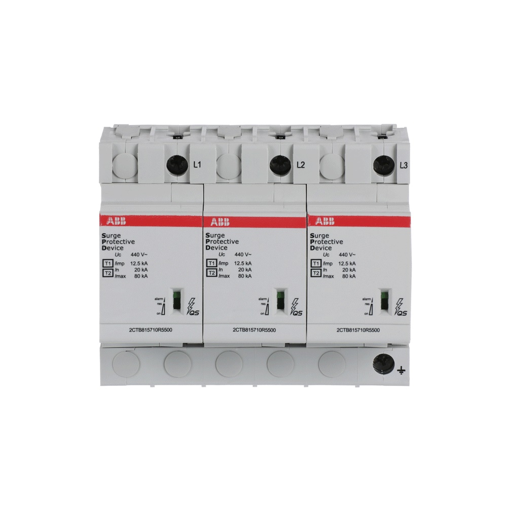 Dispositivo protezione sovratensioni OVR T1-T2 3L 12.5-440V per impianti elettrici
