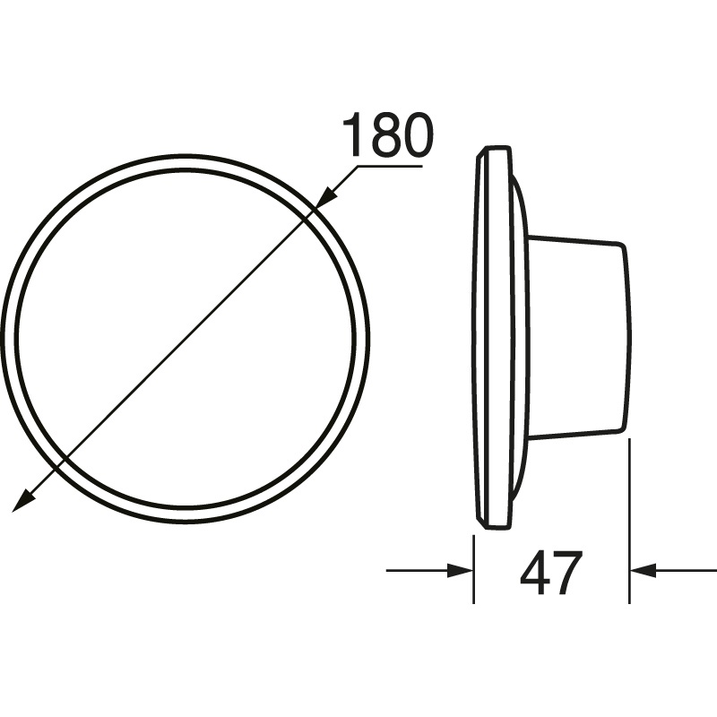 Applique tripla finitura bianca illuminazione interna distribuzione luce uniforme design compatto