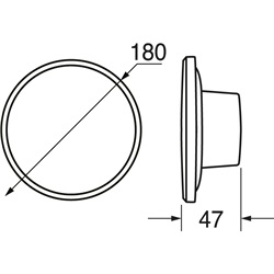 Applique tripla finitura bianca illuminazione interna distribuzione luce uniforme design compatto