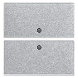 DUE MEZZI TASTI 2M NEUTRI SILVER