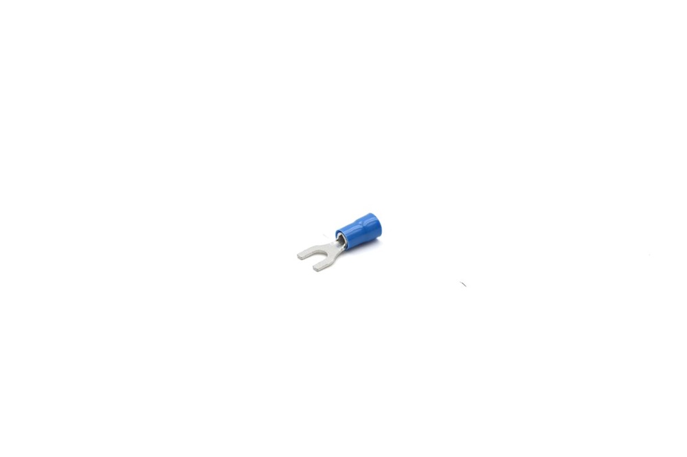 Capocorda halogen free blu forcella vite 4 mm per elettrico