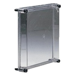 Coperchio trasparente policarbonato 485x300x80mm protezione IP applicazioni elettriche