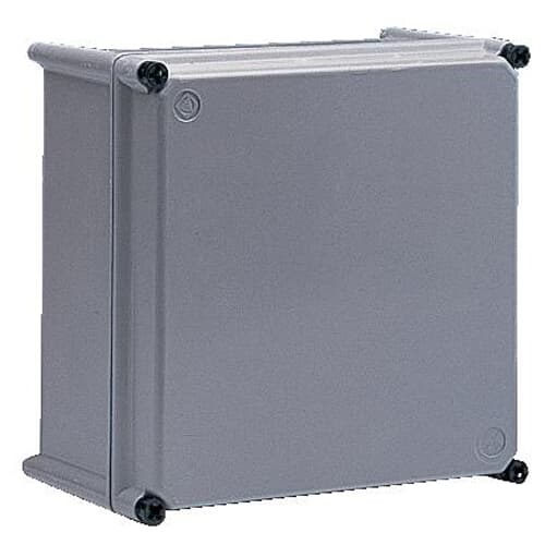 Scatola derivazione APO 51 con coperchio grigio IP67 RAL7035 per installazioni elettriche interne ed esterne