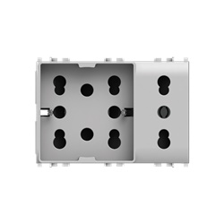 Side Unika XL Vimar Plana Bianco 16A 3 moduli presa elettrica parete