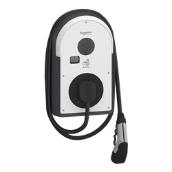 Stazione ricarica EVlink Pro AC 22 kW trifase connettore T2 IP55 per veicoli elettrici uso residenziale e flotte