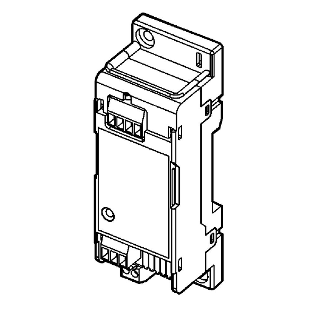 Alimentatore Megatiker 24 Vac/dc compatto modulare per impianti industriali e civili