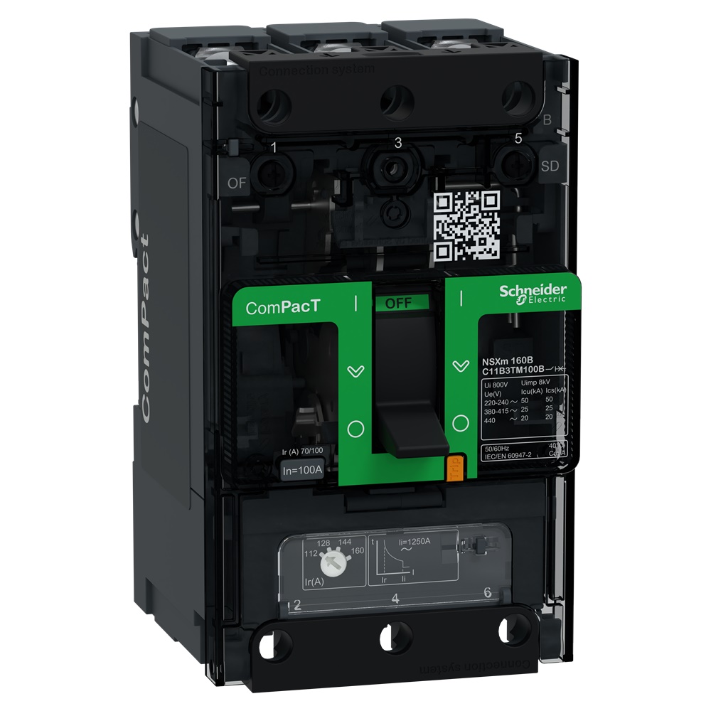 NSXM 25KA TM100D 3P CAPOCORDA T