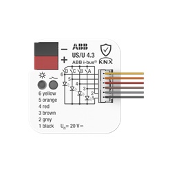 Interfaccia universale US/U 4.3 4 canali programmabili per automazione KNX casa e industria
