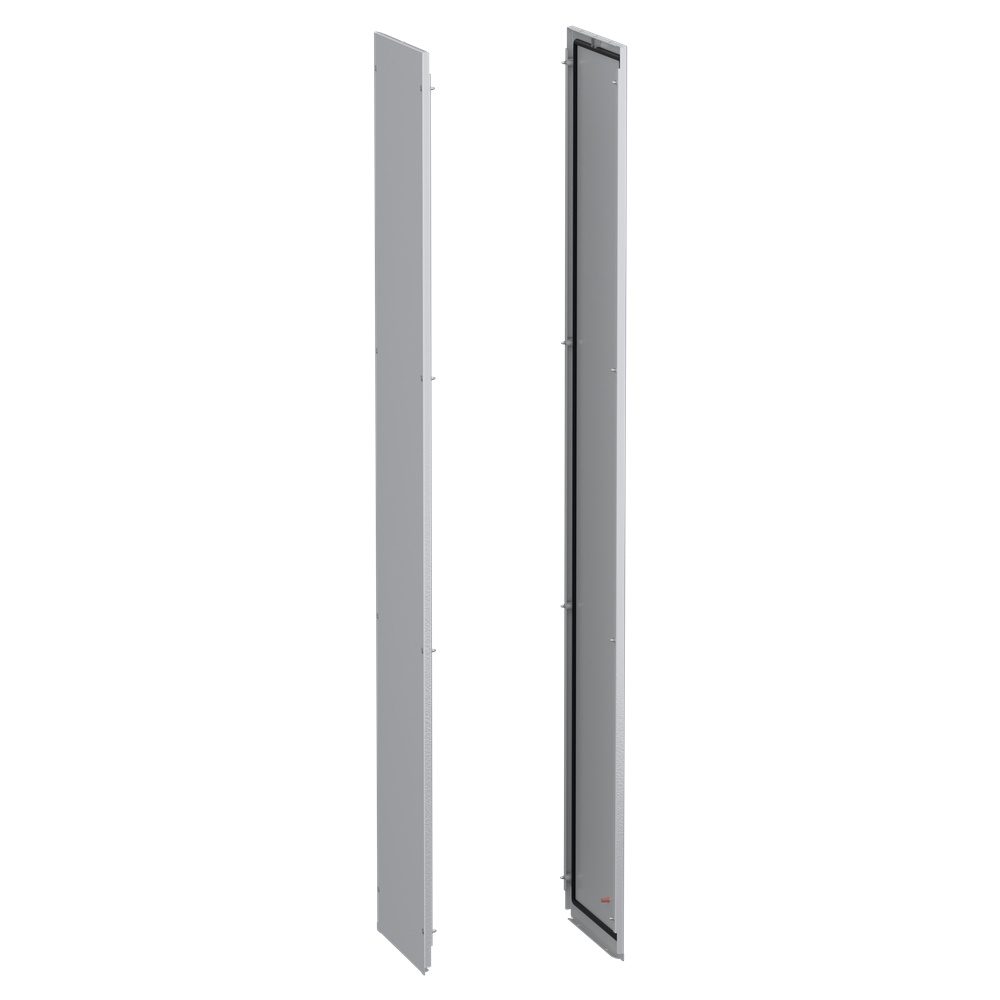 Pannelli laterali acciaio 1800x400 mm per armadio elettrico modulare PanelSeT SFN set 2 pezzi grigio RAL 7035