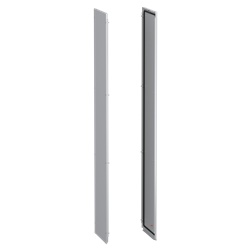 Pannelli laterali acciaio 1800x400 mm per armadio elettrico modulare PanelSeT SFN set 2 pezzi grigio RAL 7035