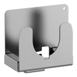 Portacavi metallico EVlink Pro AC supporto cavo stazione ricarica grigio chiaro