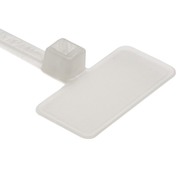 Fascette identificazione in poliammide 6.6 110x2,5 mm per cablaggio professionale