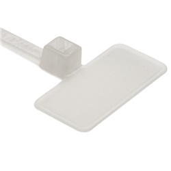 Fascette identificazione in poliammide 6.6 110x2,5 mm per cablaggio professionale