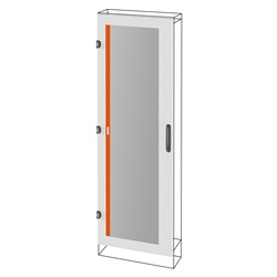 PORTA IN VETRO - QUADRO DA PAVIMENTO - QDX 630 H - QDX 1600 H - 600x1600mm