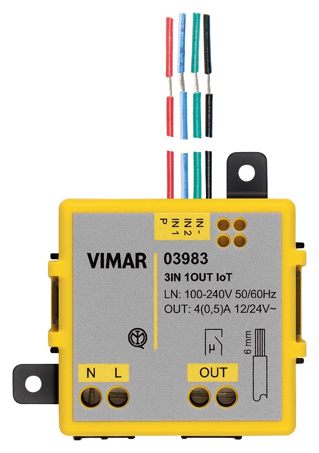 MODULO 3IN 1OUT CONNESSO IOT