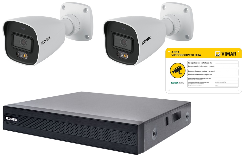 KIT IP 4CH POE TLC 4MPX FF COLOR