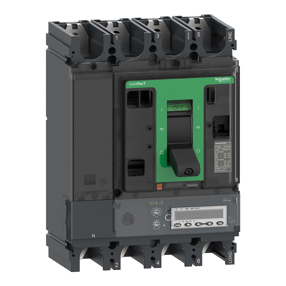 NSX400HB1 75KA MLOGIC-5.3E 400A 4P4