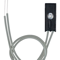 Unità LED segnalazione 12-24V bianco caldo inserimento frontale comandi assiali