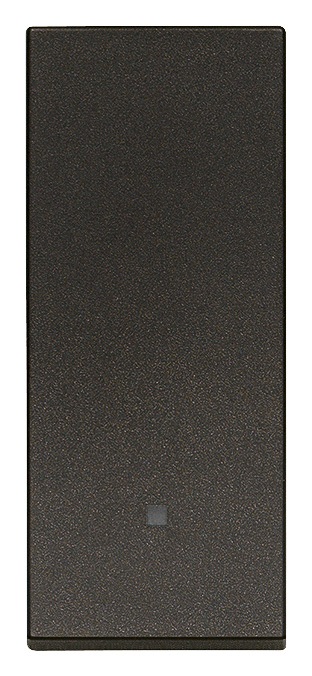 TASTO 1M ALLINEATO NEUTRO NERO