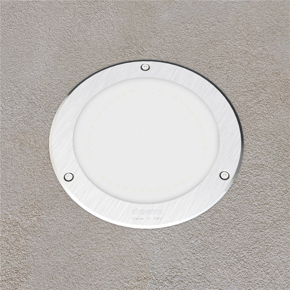 FLOOR 1684 LED 14W CLD INOX