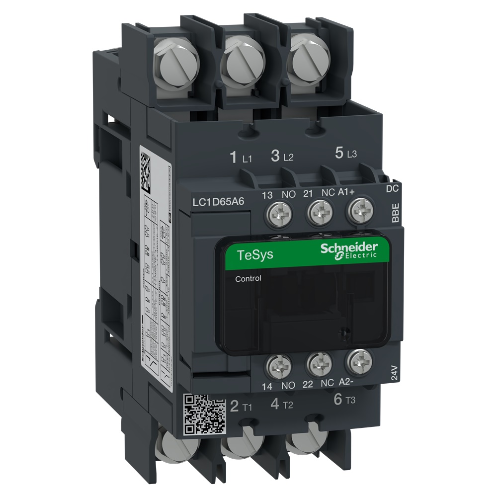 CONTATTORE 65A 24VDC GREEN CAP OC