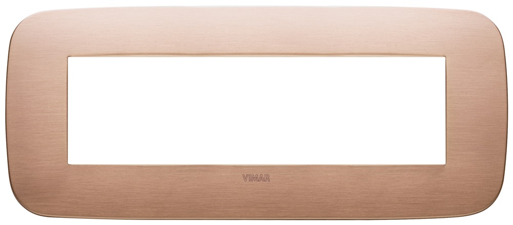 PLACCA ROUND 7M RAME SPAZZOLATO