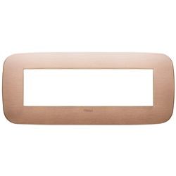 PLACCA ROUND 7M RAME SPAZZOLATO