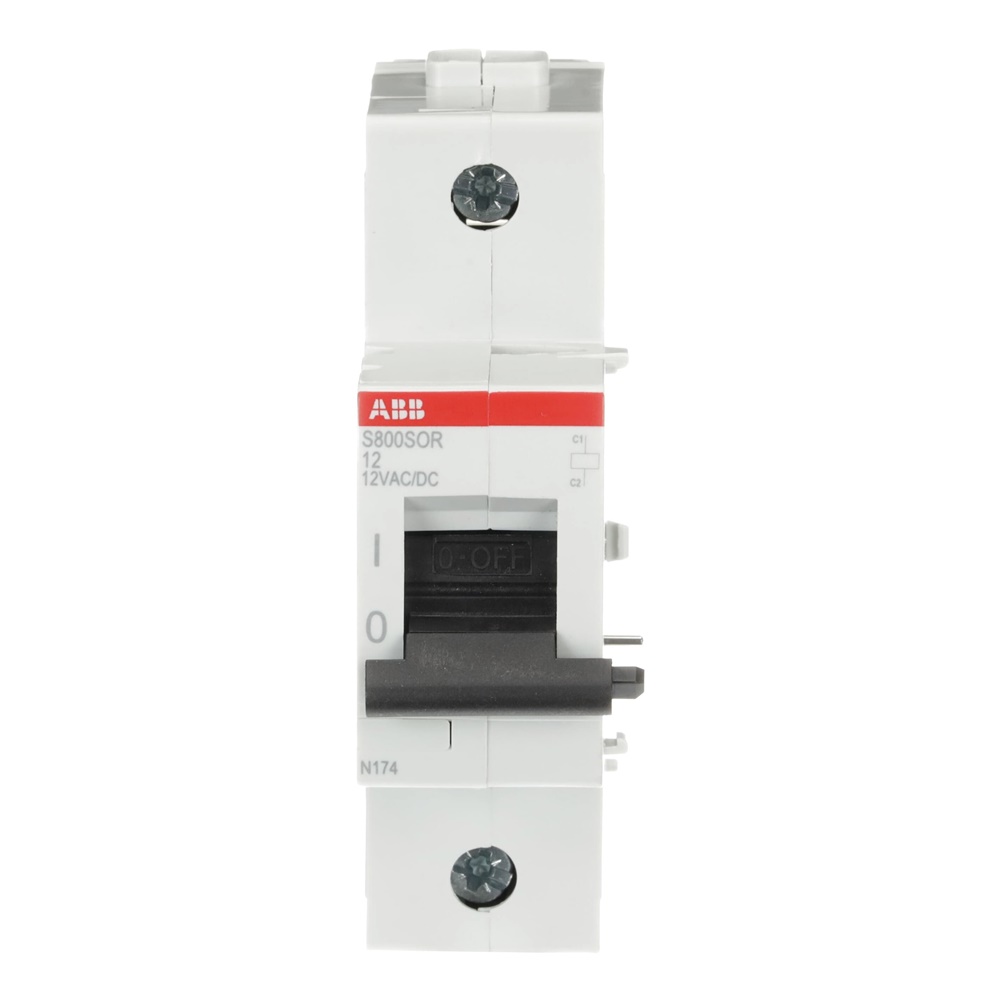 Bobina sgancio 12V CA per S800 MCB, alta affidabilità, uso impianti elettrici professionali