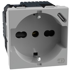 MATIXGO - PRESA ITA P40+USB 18W TIP