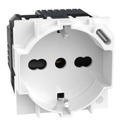 L.NOW - PRESA ITA P40+USB 18W TIPOC