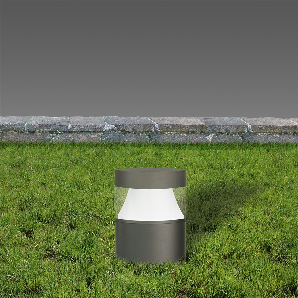 Faretto LED 5W luce fredda grafite per illuminazione decorativa esterni