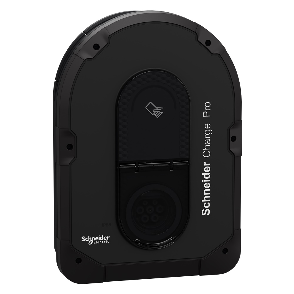 Stazione ricarica Schneider Charge Pro 7,4-22kW T2S Wi-Fi Ethernet IP55 IK10 per veicoli elettrici casa flotte