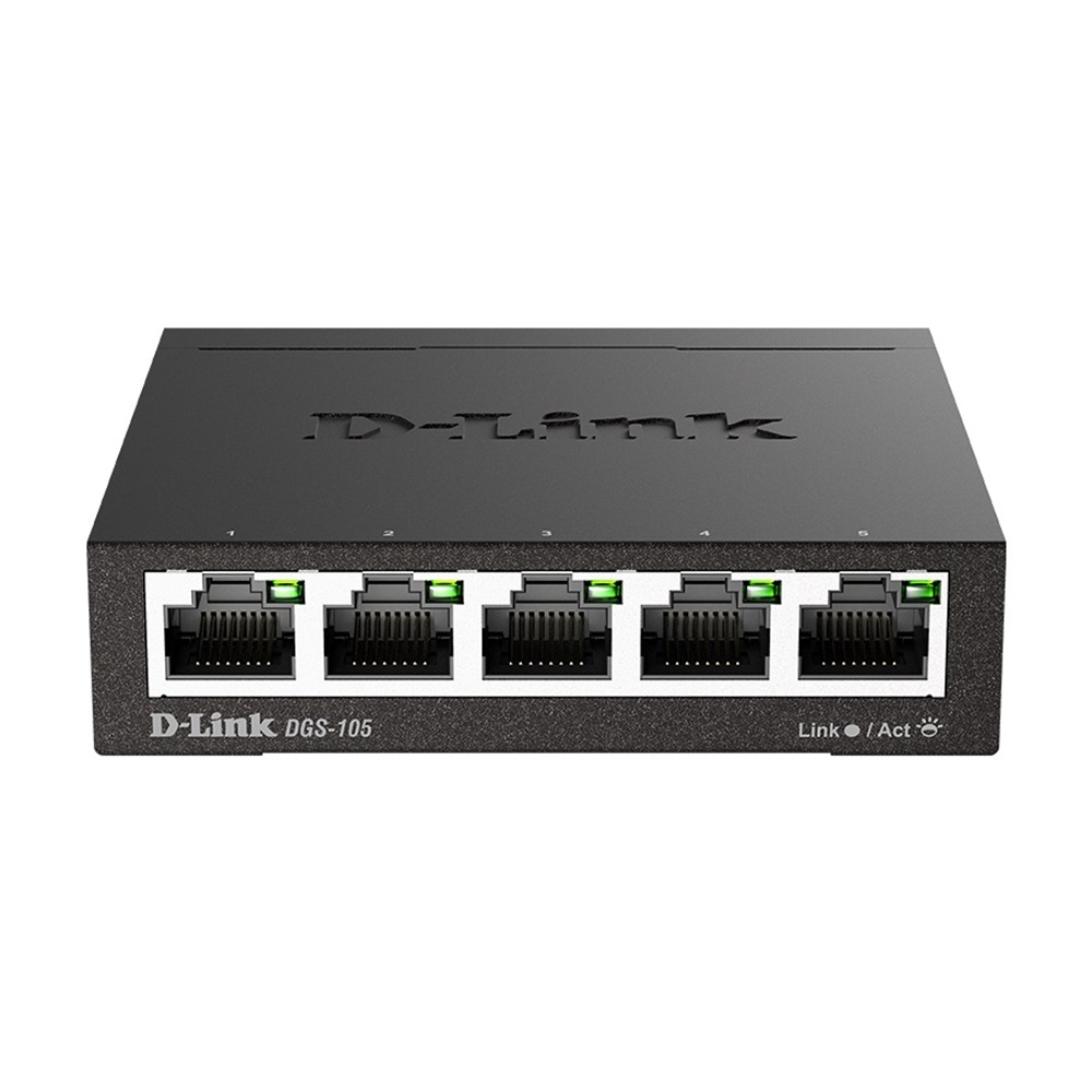 Switch Non Gestito 5 porte Gigabit senza Rack