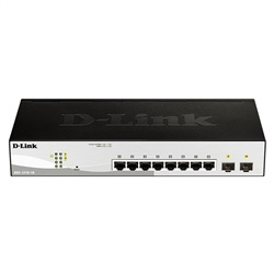 Switch Smart 8 porte 1Gb con 2xSFP Rack