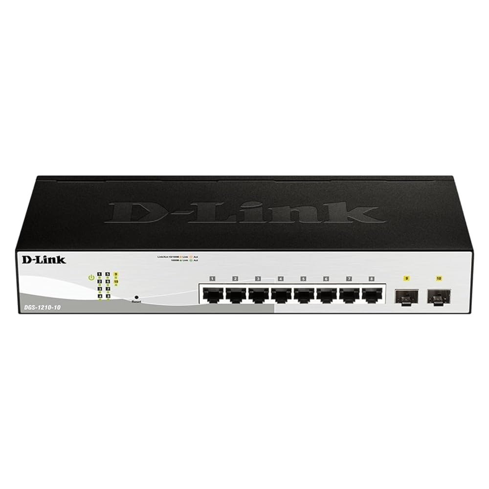 Switch Smart 8 porte 1Gb PoE 130W con 2xSFP Rack