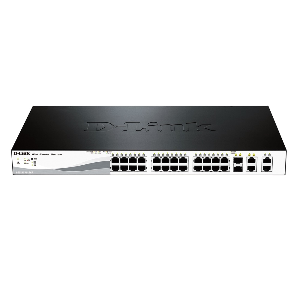 Switch Smart 24 porte 1Gb PoE 193W con 4xSFP Combo Rack