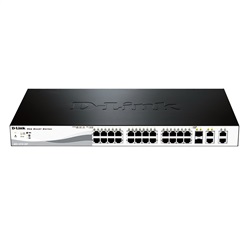 Switch Smart 24 porte 1Gb PoE 193W con 4xSFP Combo Rack