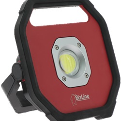 Faretto LED ricaricabile 25W illuminazione temporanea cantiere design compatto autonomia lunga