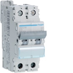 INTERR. AUTOM.2P 16A 6 KA B 2M