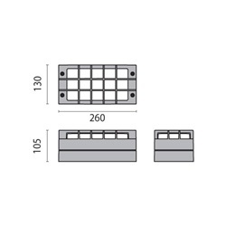 BLIZ LED GUARD 14W 3000K AN96