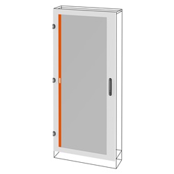 PORTA IN VETRO - QUADRO DA PAVIMENTO - QDX 630 L - PER STRUTTURE 850x1600mm