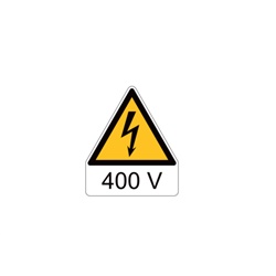 Etichetta avvertimento WST-TSW 100mm per macchinari