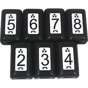 SET OF 7 ( 2 -  8) WIREMAP IDENTIF