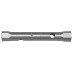 Chiave tubo doppia profilo esagonale 6x7 mm compatta resistente per elettricisti