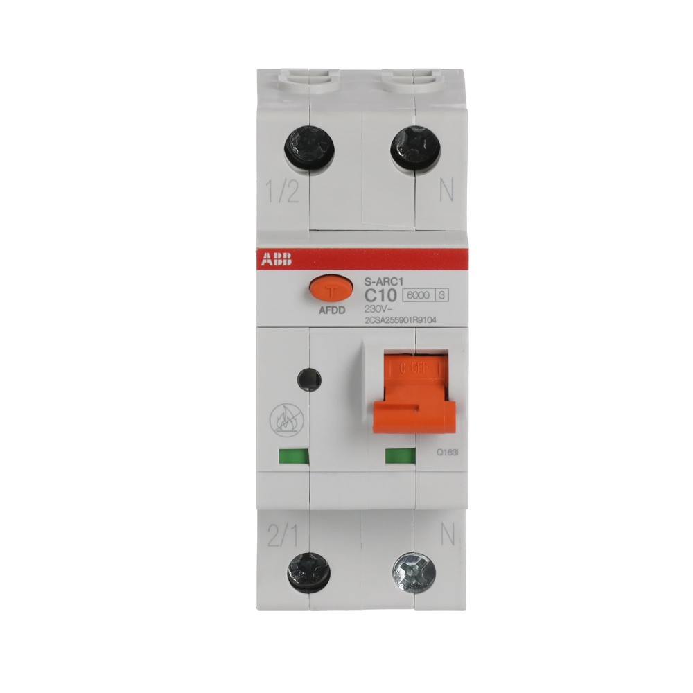 AFDD S-ARC1 C10 dispositivo rilevazione archi integrato con interruttore magnetotermico 6kA per protezione impianti residenziali e commerciali